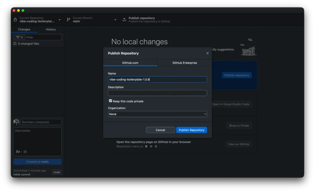 Publish Repository ขึ้น GitHub