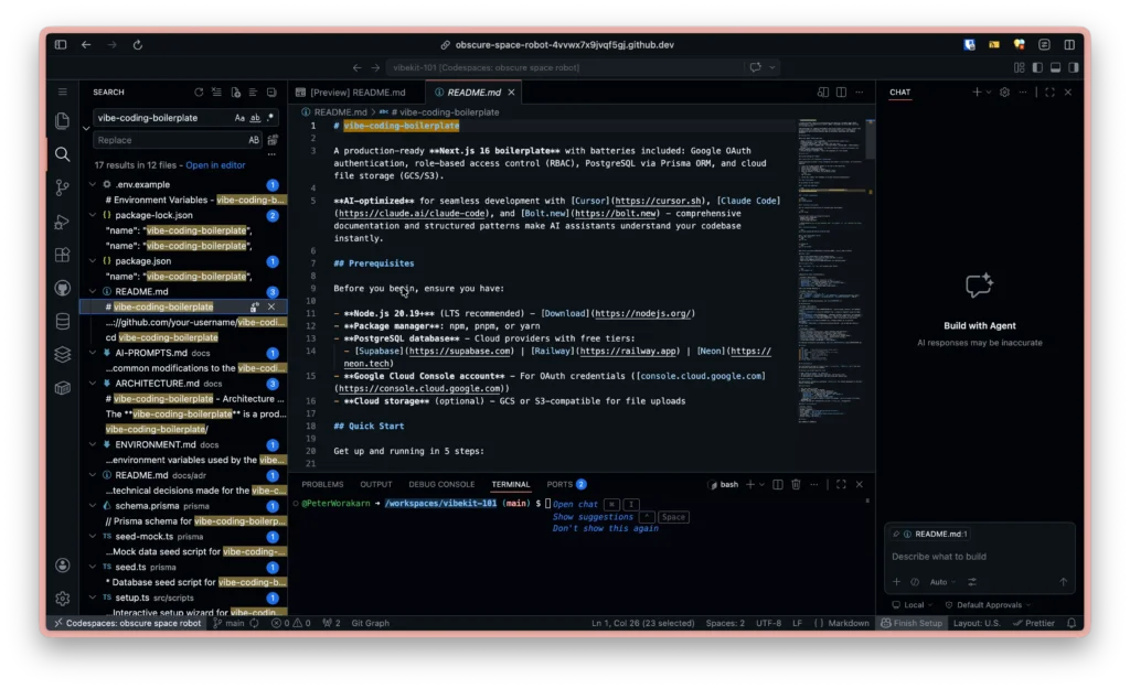 Search ใช้ค้นข้อความต่าง ๆ ใน Project