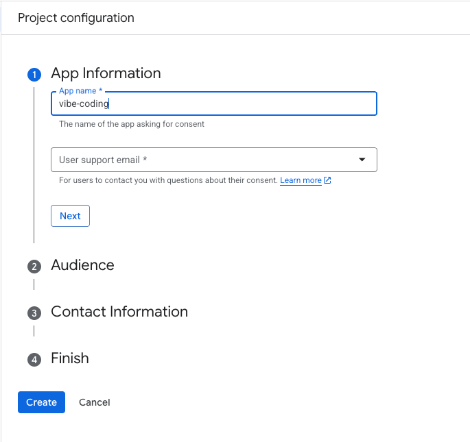 ตั้งค่า Project Configuration