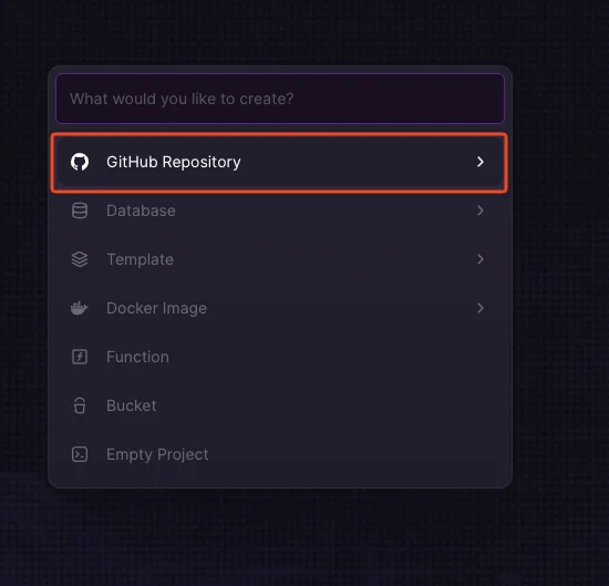กด Add เลือก GitHub Repository
