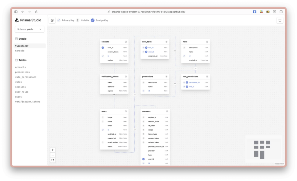 ตัวอย่าง Database Viewer